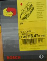 Anlasser Bosch 0 986 015 470 für VW