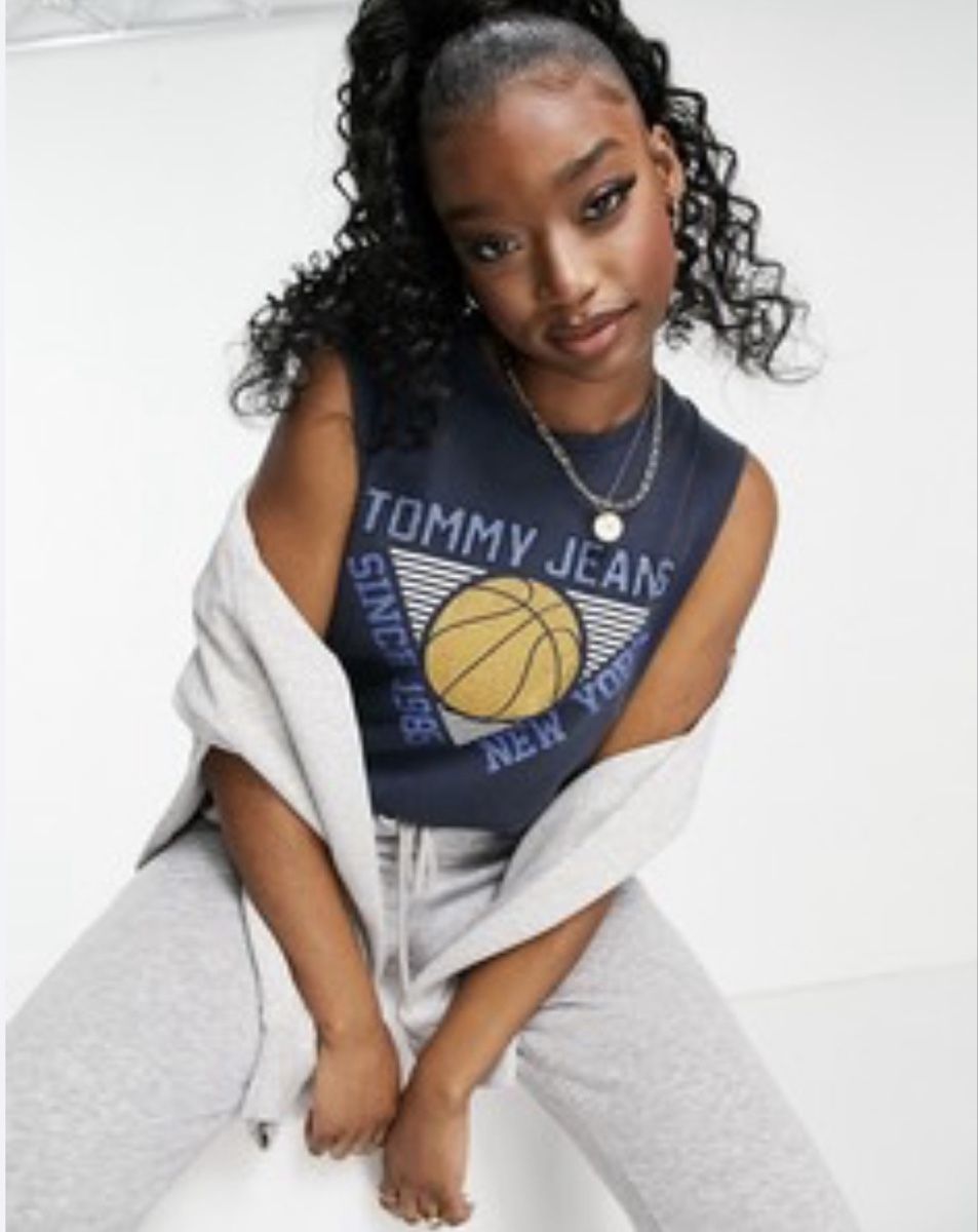 Tommy Hilfiger Top: Tommy Jeans Basketball Tanktop – Nuovo (secondo la descrizione) da Opfikon venduto da Sili121