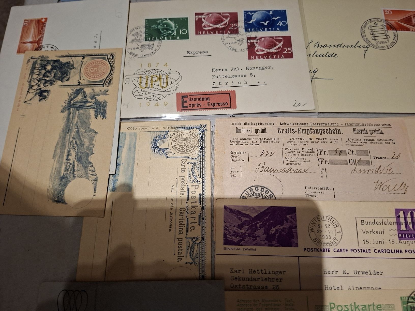 Tous les timbres: Ganzsachen und diverses  – D'occasion à Balgach par SIMEON27 6