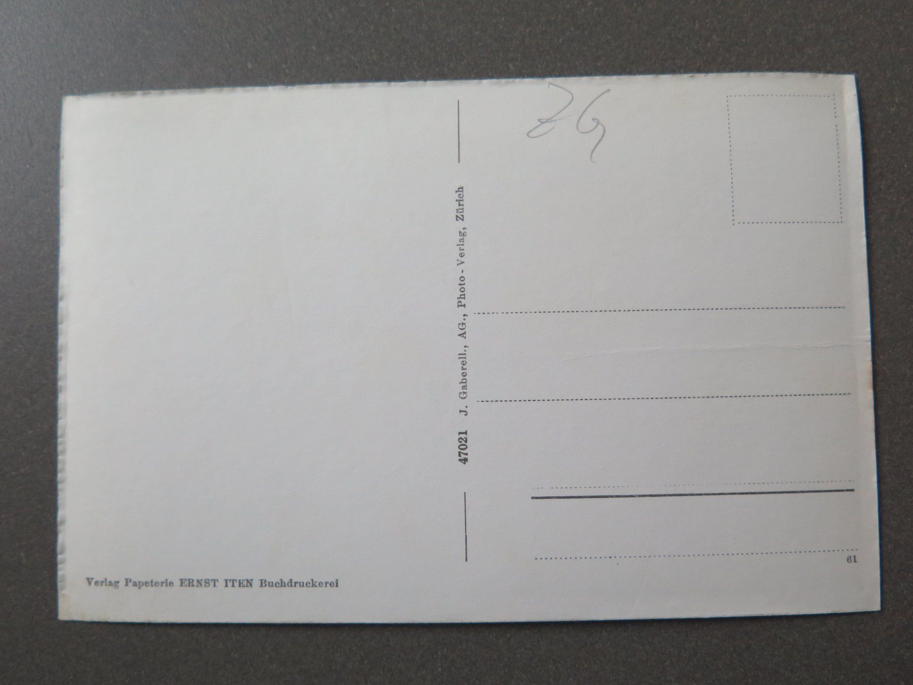 Cartes postales: UNTERÄGERI – D'occasion à Wittenbach par lipasal 1