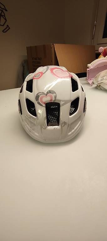 Helme: Kinderhelm Uvex Finale Junior white pink – Gebraucht aus Windisch von Dan.Win 4