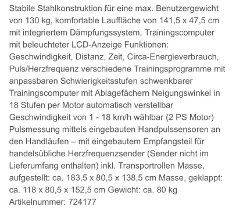Aldi Hometrainer: Laufband L 2.1 – Usato da Künten venduto da Morepower 4