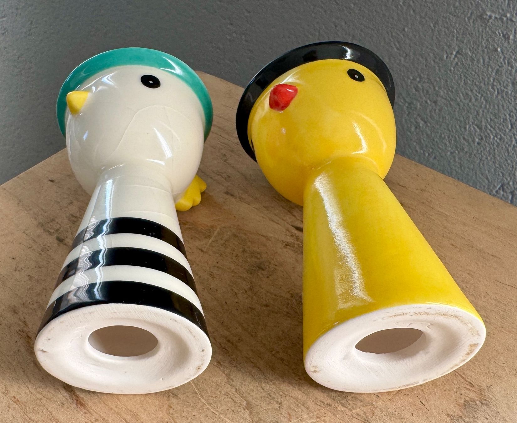 Sonstiges Geschirr: 2 lässige vintage Eierbecher Küken – Gebraucht aus Rothrist von Luckywinner 5