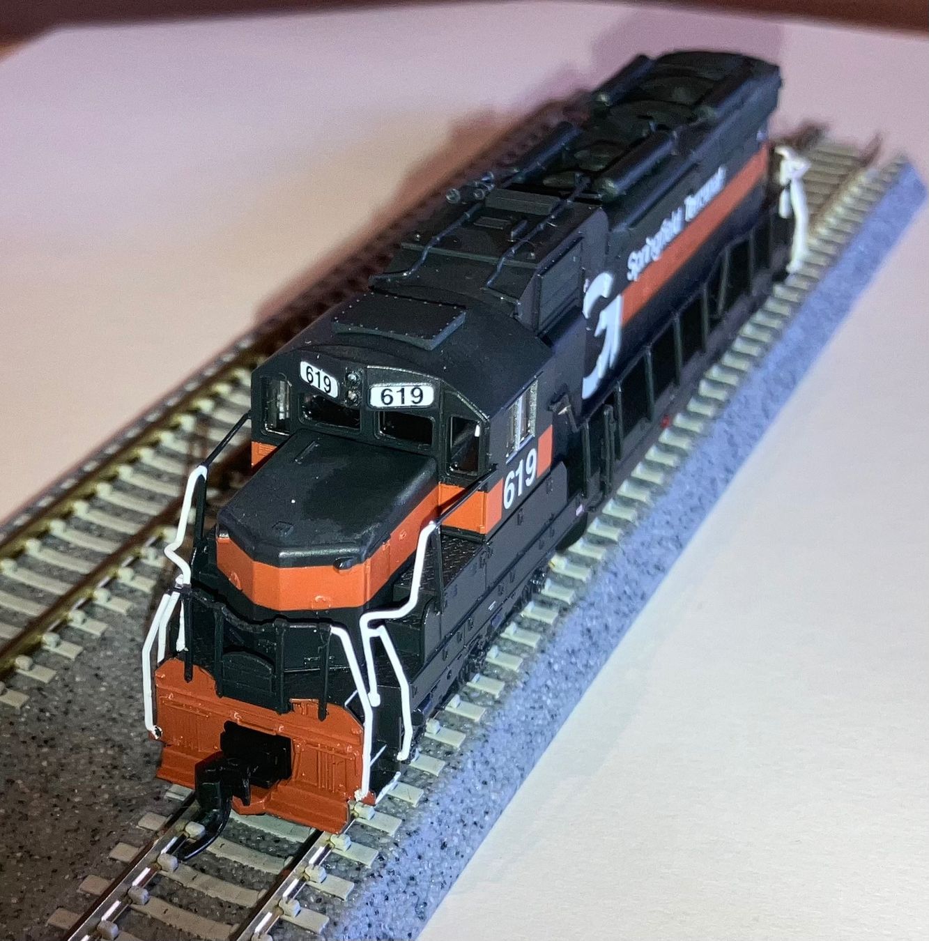 Modellini di ferrovie: (8) #54505 SD-26 Springfield Terminal #619 – Usato da Dompierre VD venduto da immorentes 2