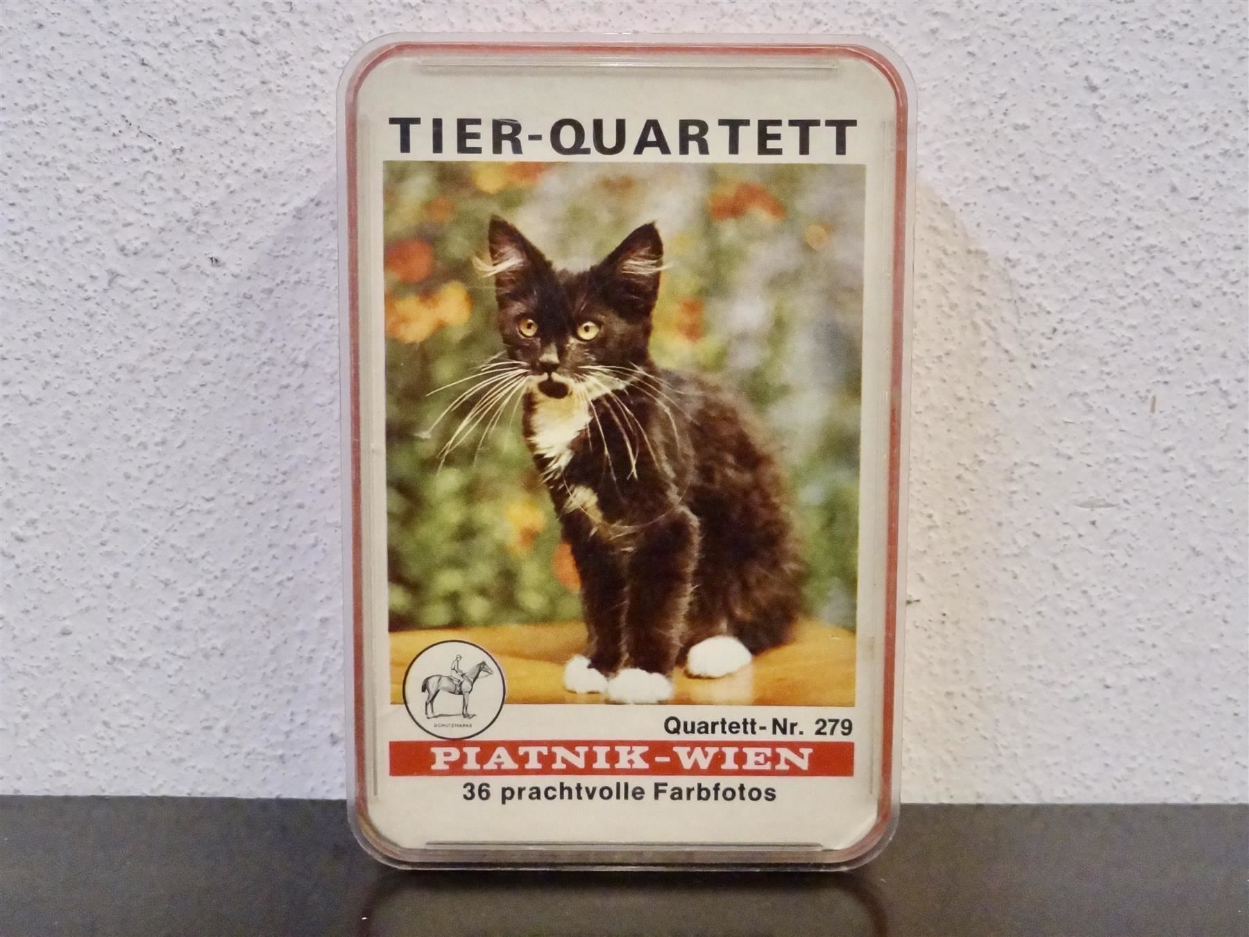 Giochi: schönes altes Quartett TIER-QUARTETT – Usato da Kerzers venduto da wisaundso