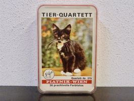 schönes altes Quartett TIER-QUARTETT