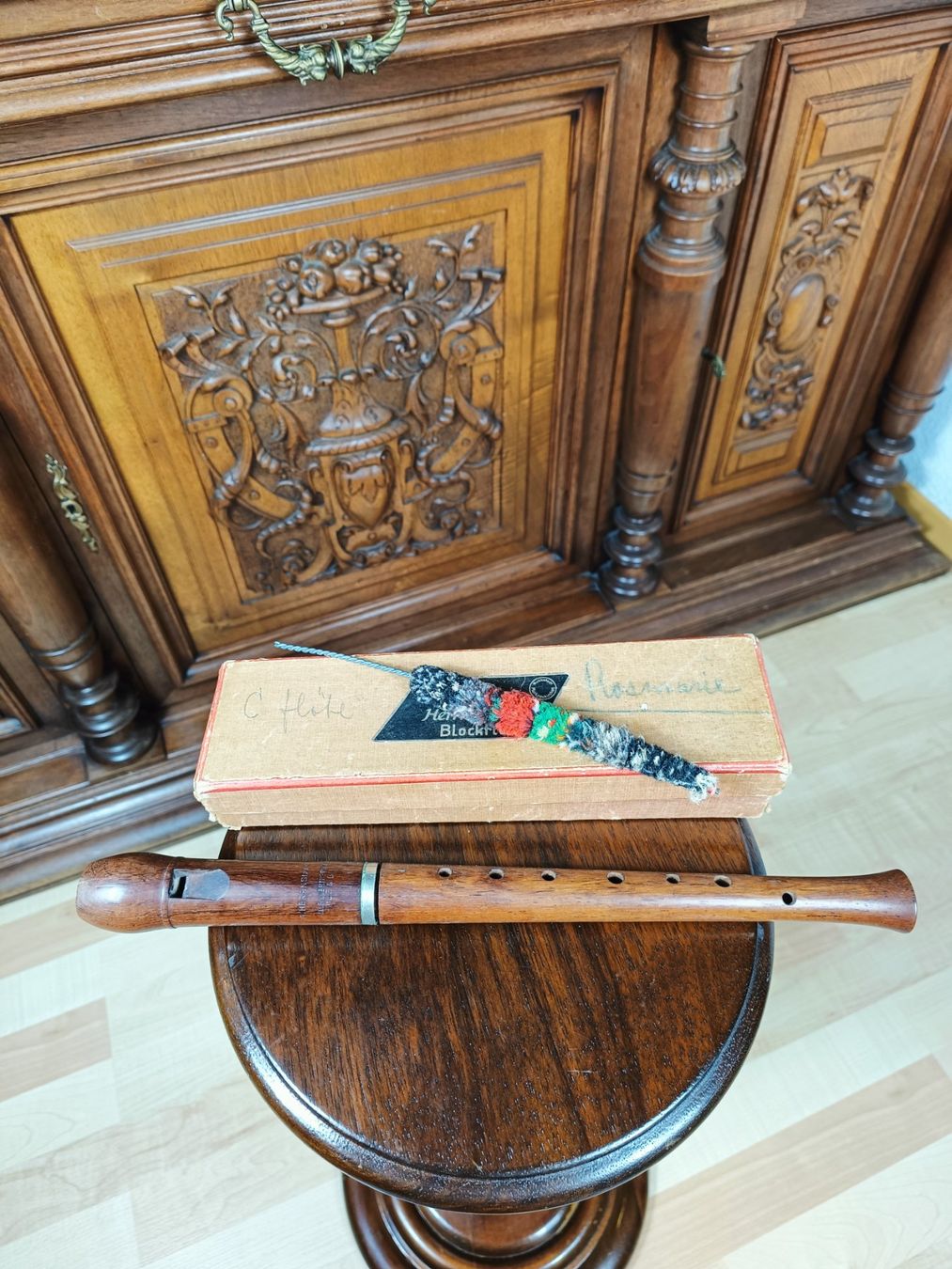 Instruments de musique: Vintage Blockflöte "Echte Herrnsdorf" in OVP – D'occasion à Steffisburg par ZeitReise_ 2