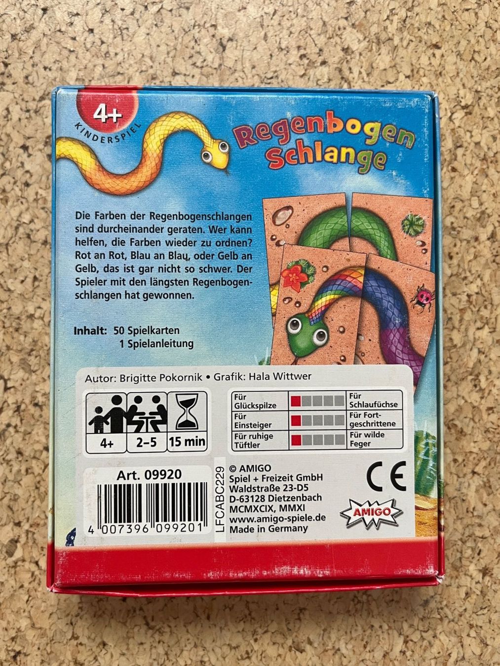 Amigo Jeux: Spiel "Regenbogenschlange", von Amigo, 4+ – D'occasion à Grosswangen par Vita500 2