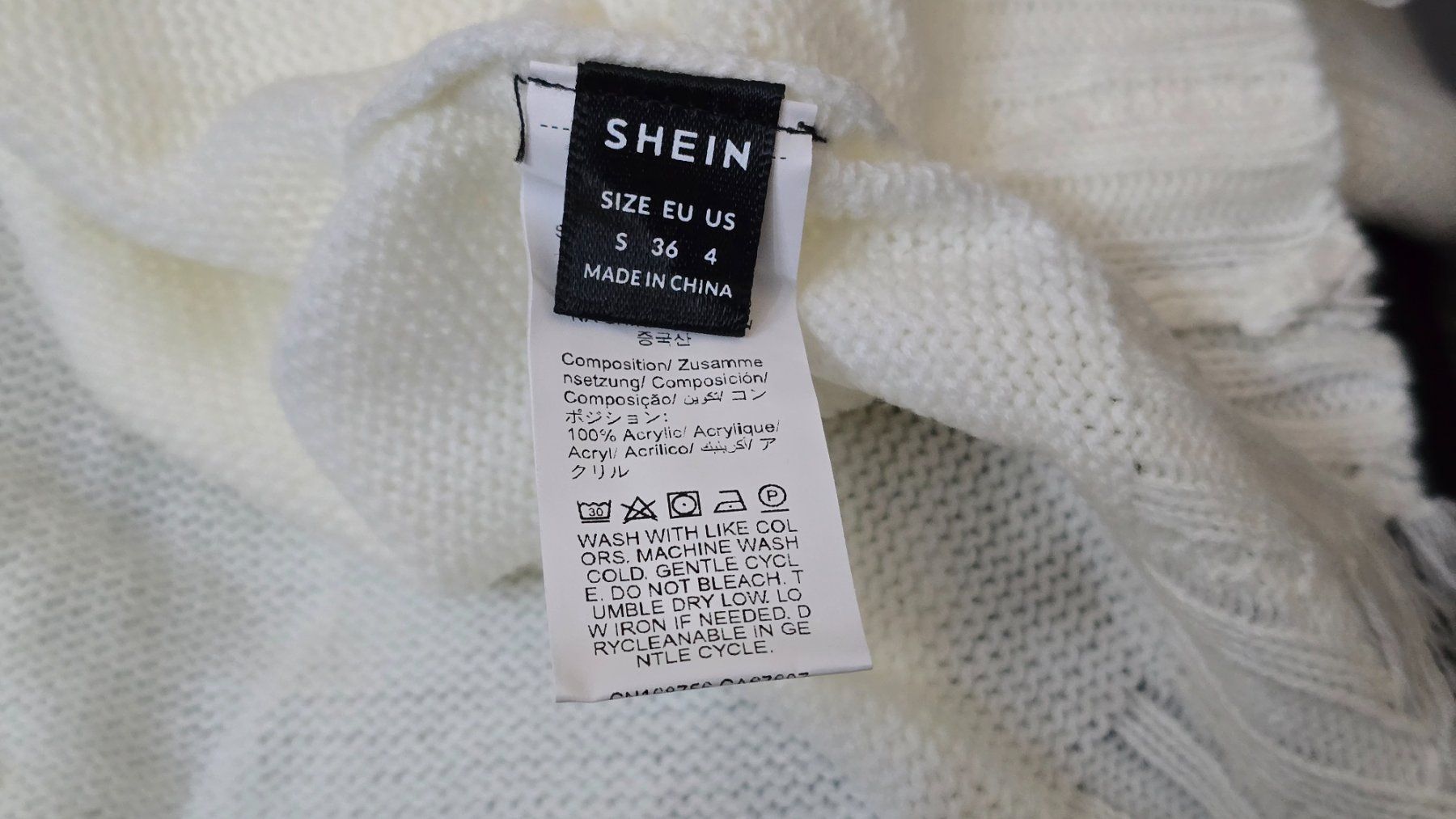Shein Maglioni & Felpe: Cropped Pullover - S - wollweiss 2️⃣ – Nuovo (secondo la descrizione) da Thalwil venduto da VitaMini 3