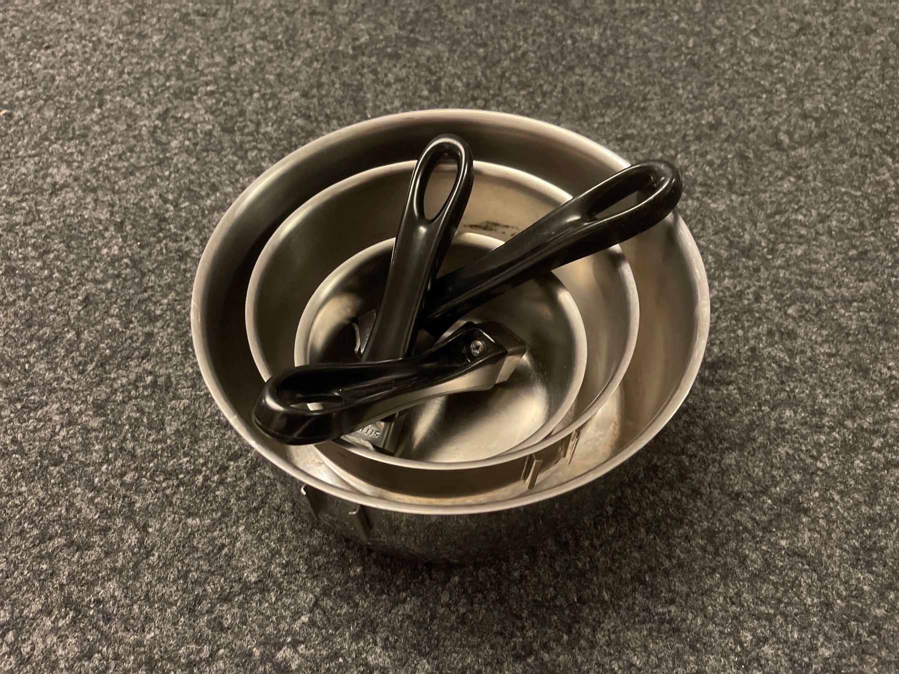 Töpfe: Sittsam Topf Set, 3 teilig, Edelstahl – Gebraucht aus Thun von BanjoDan