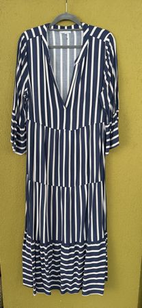 Sommerliches Maxikleid von Tamaris, Gr. 44, gestreift