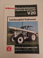 Prospekt Traktor Lamborghini 603 DT Kabine V20 Tracteur