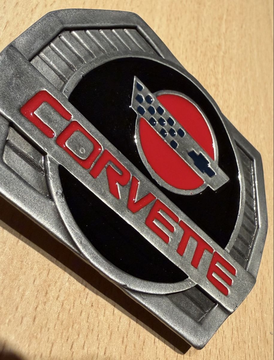Chevrolet Fibbie per cinture: Original Vintage Corvette Guertelschnalle – Nuovo e nell'imballaggio originale da Unterkulm venduto da Onefrog 4