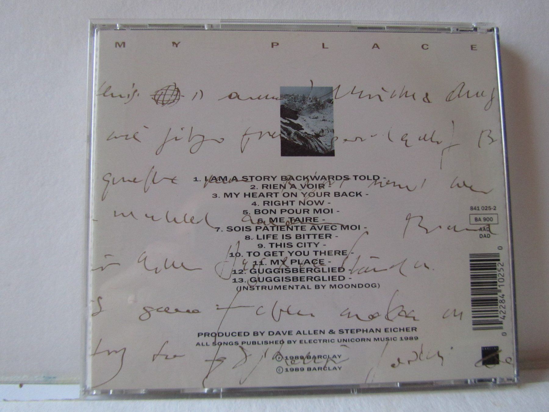 CD: Stephan Eicher, CD, my place – Usato da Weiningen ZH venduto da dietsch57 1