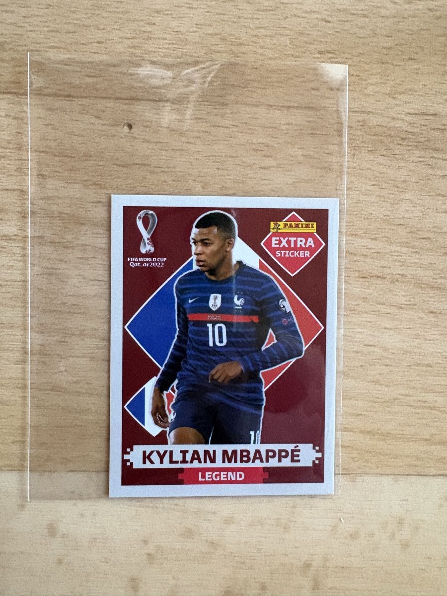 Panini Carte collezionabili: Panini WM 2022 Extra Sticker Mbappe  – Nuovo (secondo la descrizione) da Wünnewil venduto da VinRa