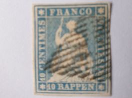 (329) «Sitzende Helvetia 1854»