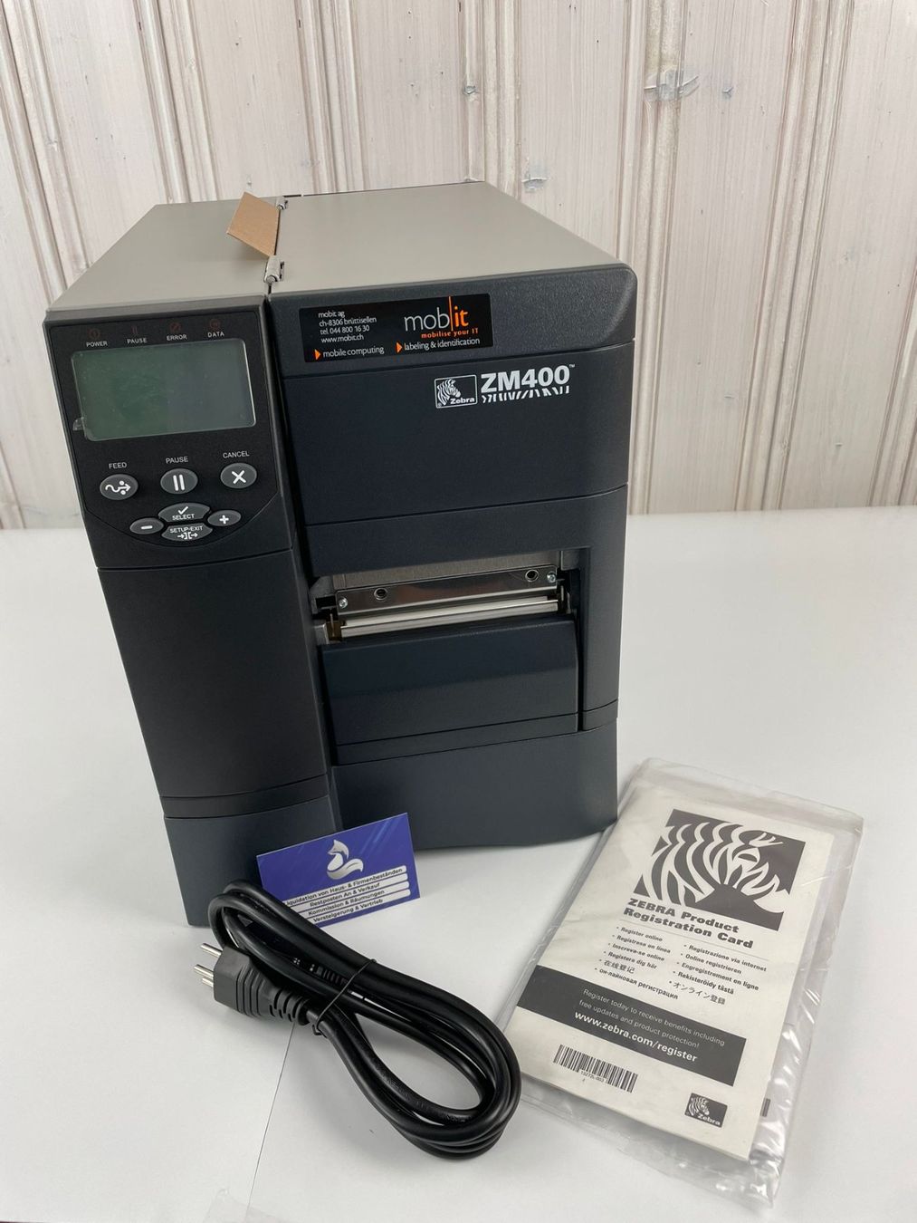Zebra Stampanti: ZEBRA - Profi Etikettendrucker, Label Printer ZM400, NEU – Nuovo e nell'imballaggio originale da Wängi venduto da LiqKojote