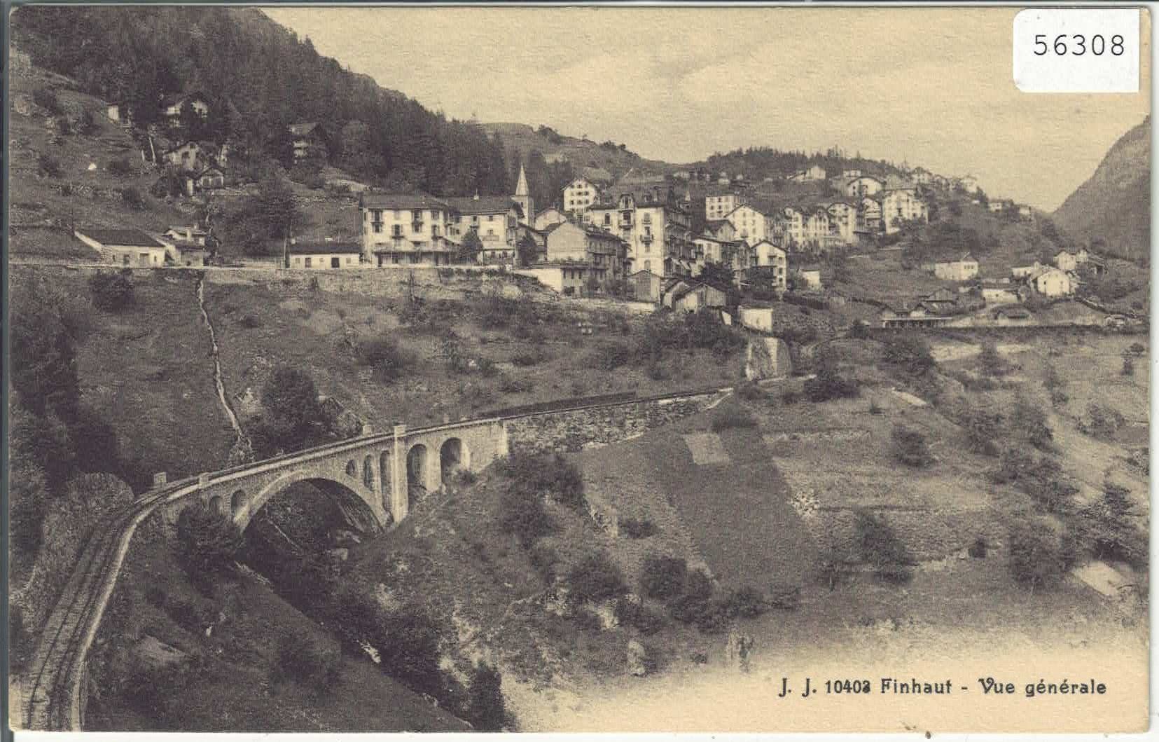 Cartoline postali: Finhaut - Vue generale – Usato da Ettingen venduto da Kartenplanet