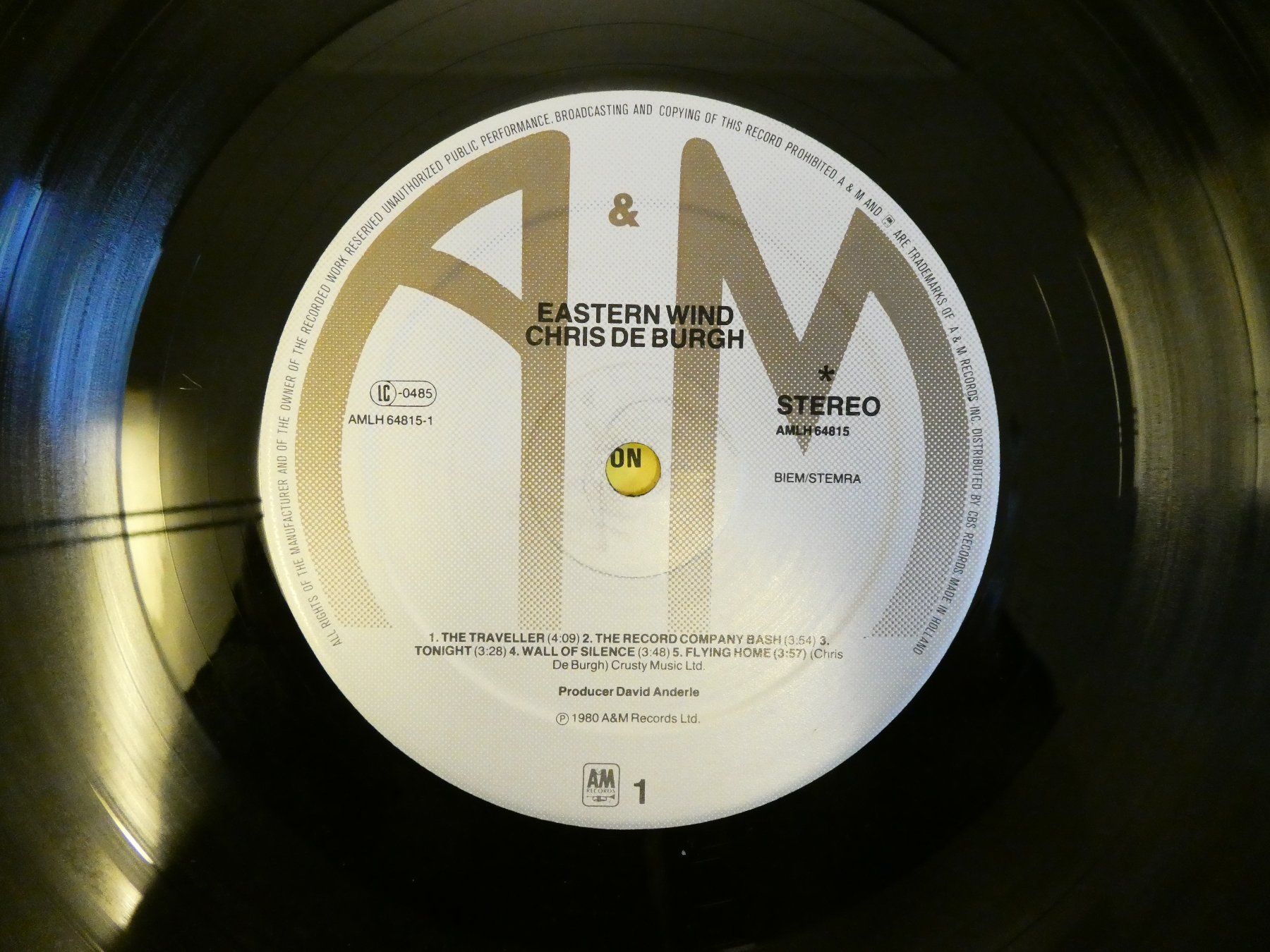 Dischi in vinile: LP "Chris de Burgh - Easter Wind" (VG-) – Usato da Münchenstein venduto da tsp01 3