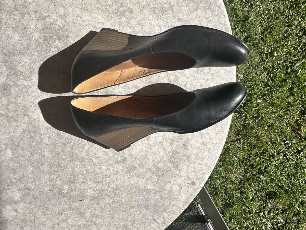 Gabor Scarpe da donna: Gabor Leder Pumps Gr.9 Schwarz, Keilabsatz  – Usato da Muenchenstein venduto da Holiduli 2