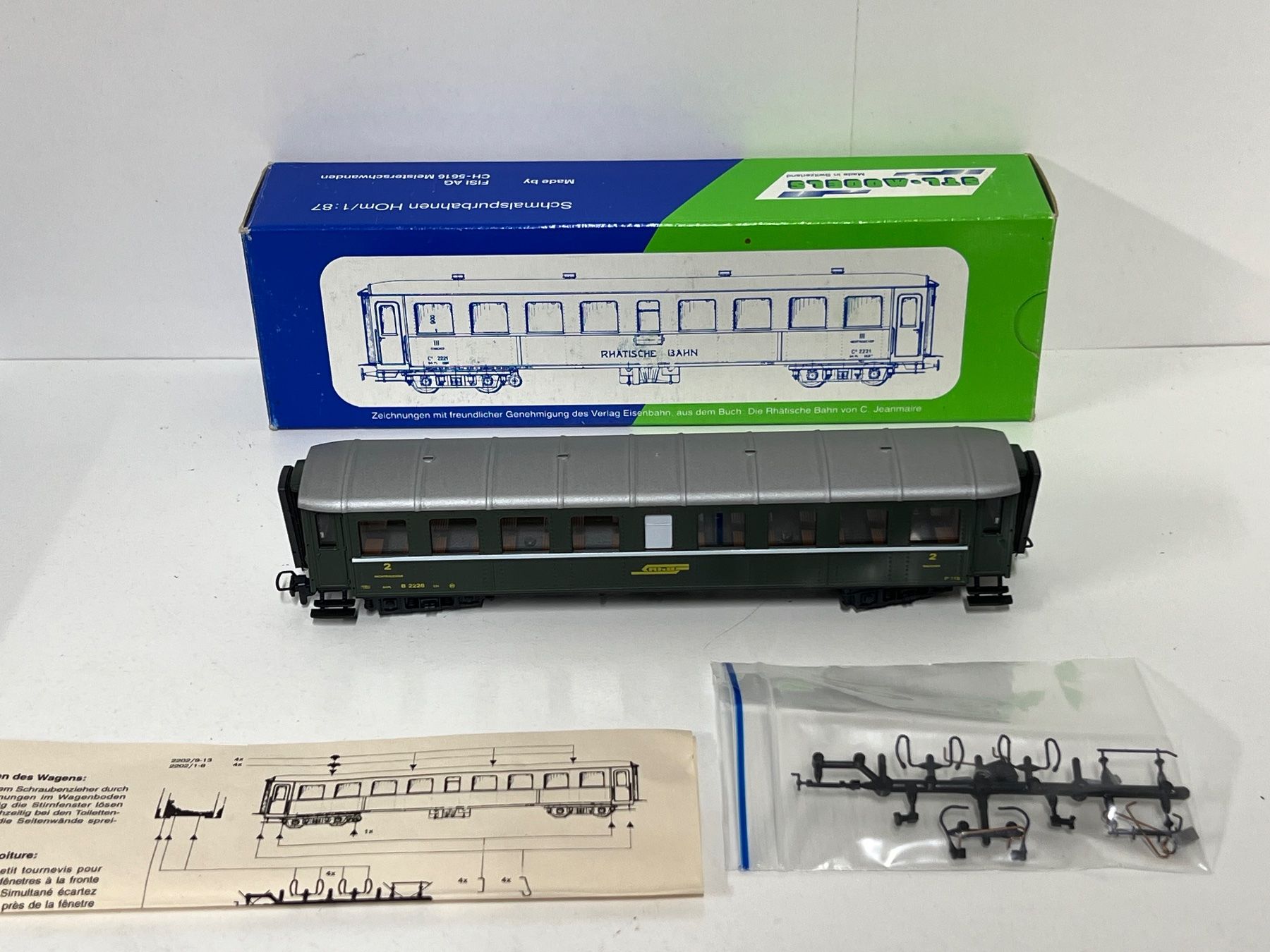 Trains électriques: STL - MODELS RhB B 2226  H0m – D'occasion à Neuenhof par ludovicco