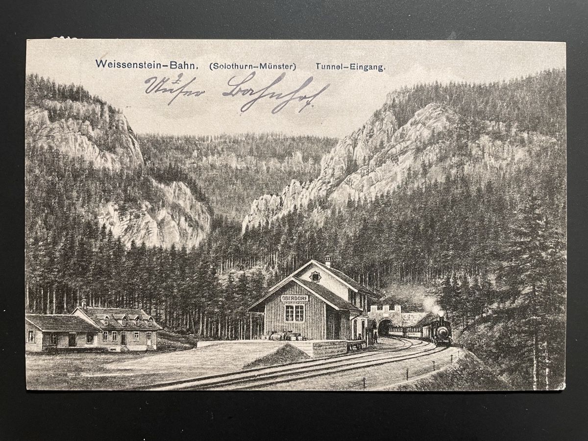 Cartoline postali: Weissenstein-Bahn Solothurn-Müster – Usato da Faido venduto da Luca555