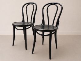 2 Stk. Original TON Bugholzstühle Nr. 18 (Thonet-Stil)