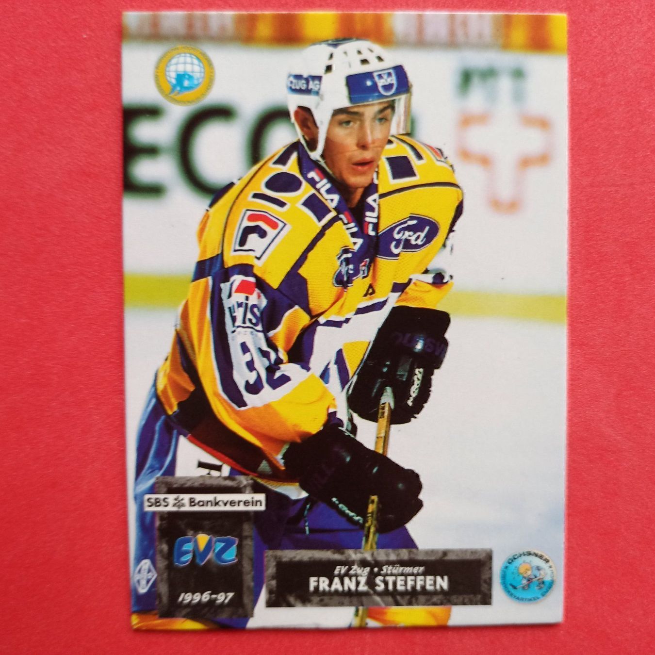 Carte collezionabili: Franz Steffen - EV ZUG - 1996/97 – Usato da Dübendorf venduto da kb86_MOVIE