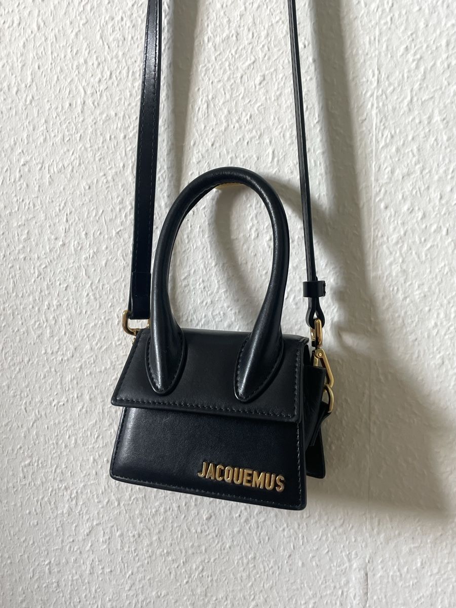 Jacquemus Borse: Jacquemus Le Chiquito Handtasche Schwarz Leder – Nuovo (secondo la descrizione) da Zürich venduto da geraldinebiene 4