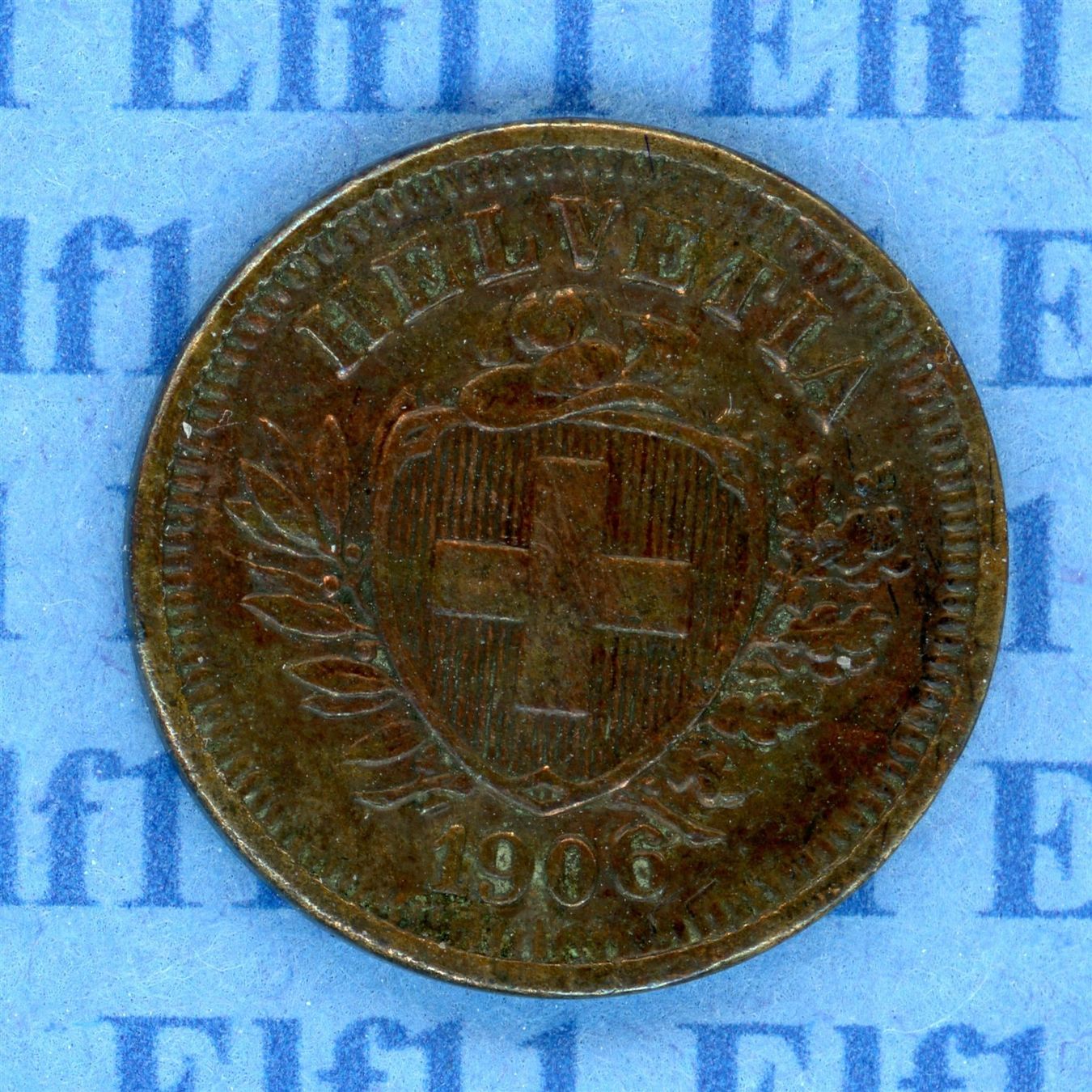 Tutti le monete: CHF___0.01 1906 ss-vz 1 Rappen – Usato da Widnau venduto da Elf11