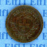 CHF___0.01 1906 ss-vz 1 Rappen