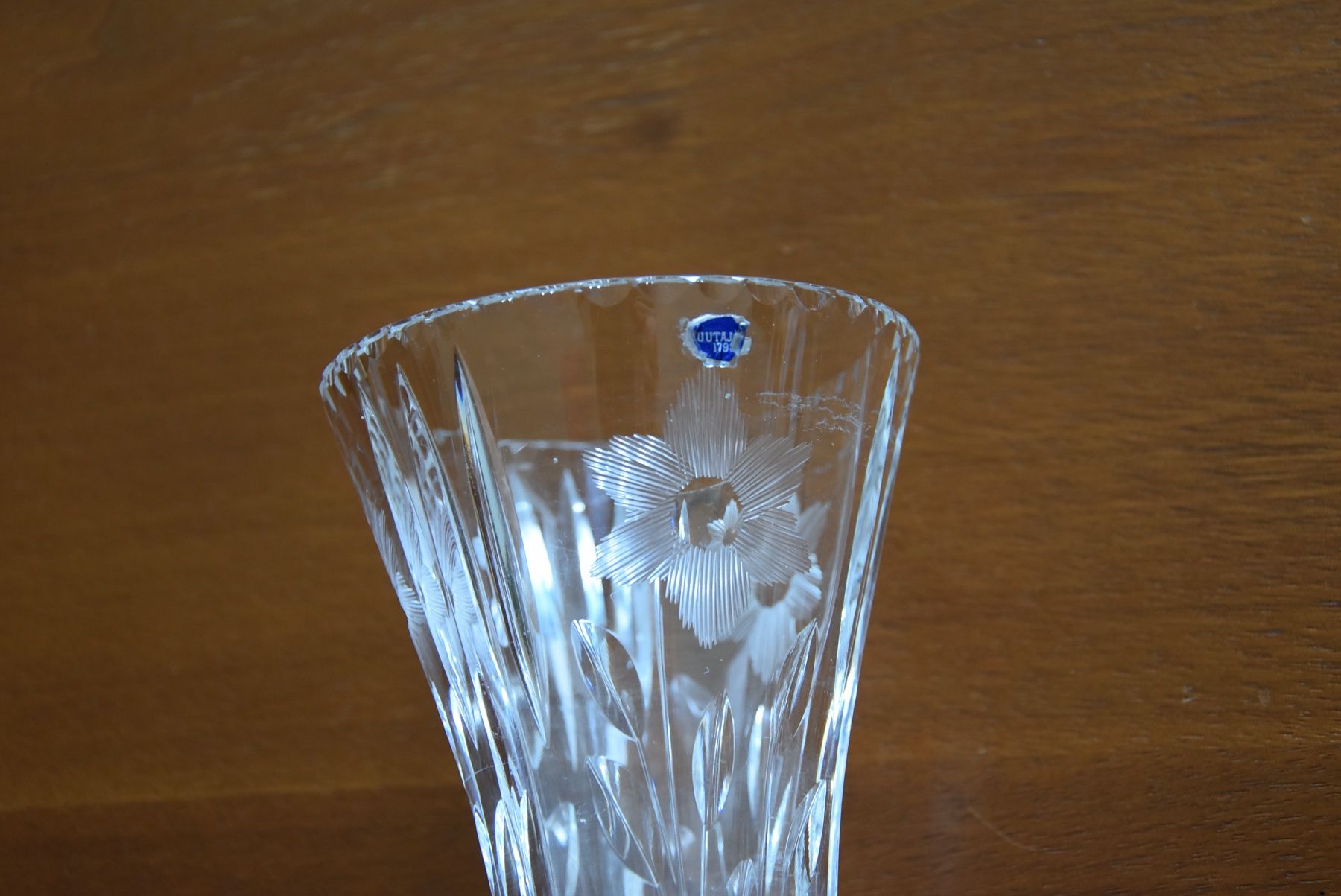 Vasi & Recipienti: Glasvase mit Blumenmotiv – Usato da Münsingen venduto da Sternsaphir64 2
