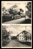 AK Grasswil, Handlung von H. Christen-Wirth, Straßenpartie