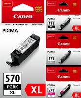 Canon Druckerpatronen 570/571 XL zu verkaufen