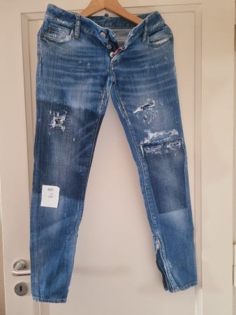 Jean DSQUARED2 Femme T.38 Destroyed  Style  Cool