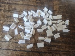 lego 4865 lot de 60 pièces White Panel 1 x 2 x 1