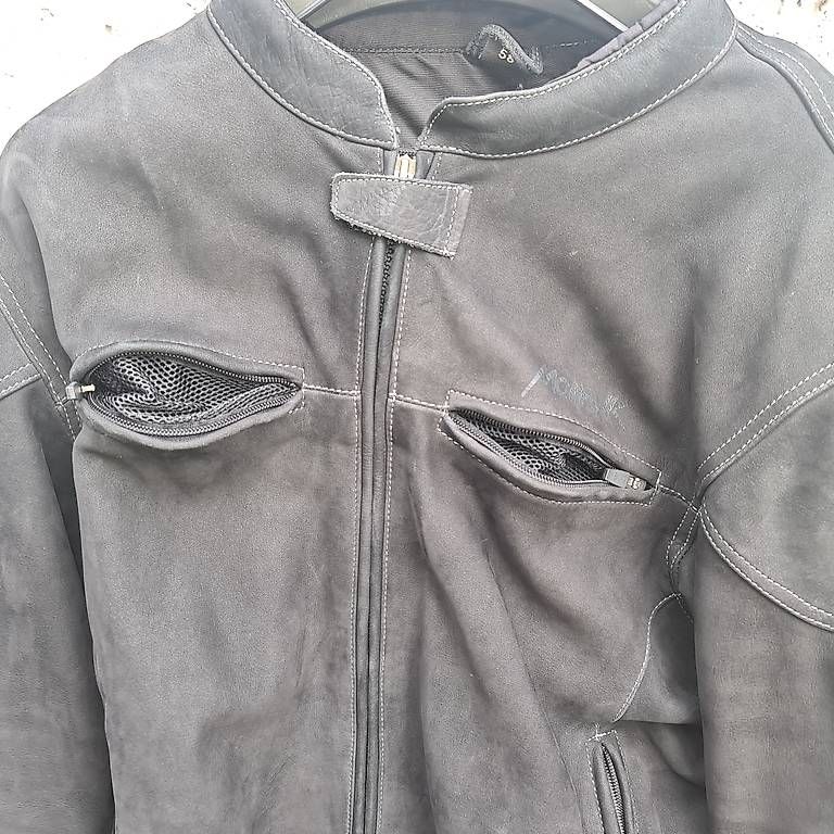 Held Giacche: Herren Wildleder Motorradjacke Gr 58 Mohawk – Usato da Uetendorf venduto da Sherryco 3