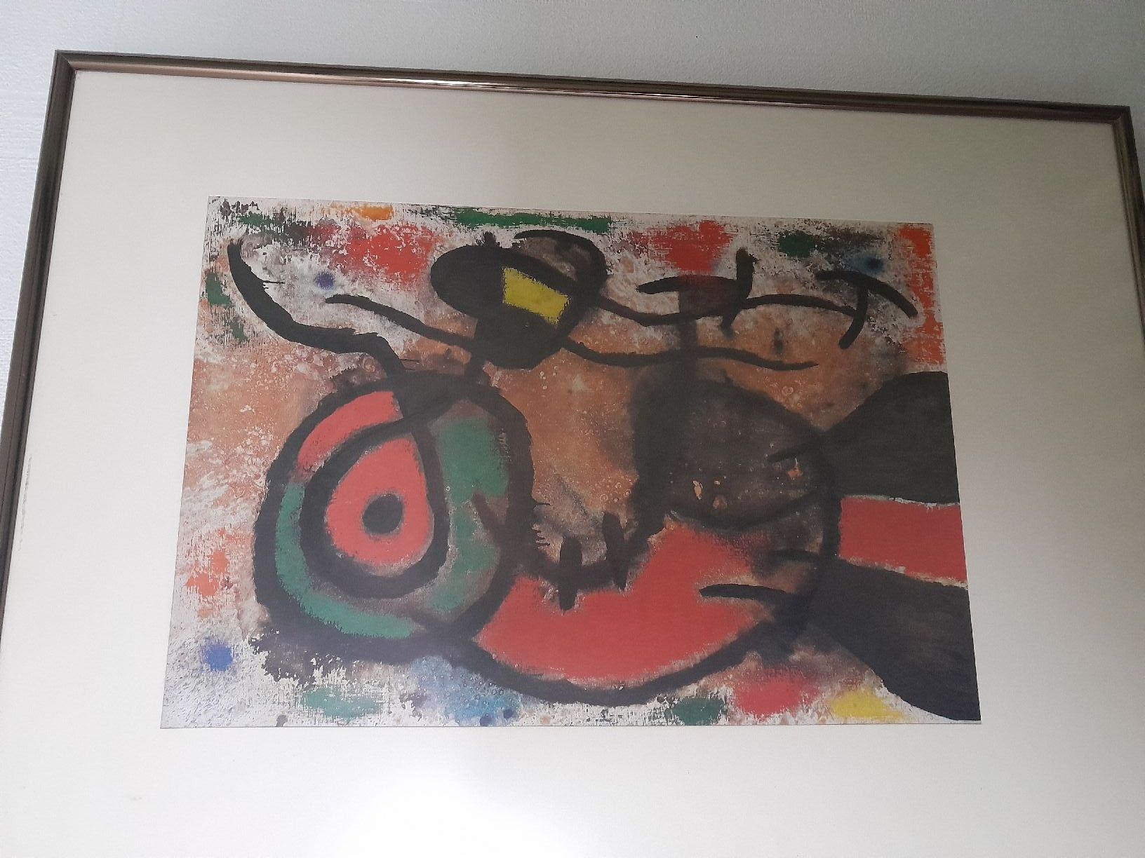 Grafiken & Lithographien: Joan Miró Kunstdruck "Knospe" gerahmt – Gebraucht aus Rossrüti von Hansi778 2