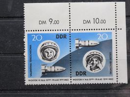 DDR 1963 Wostok Gruppenflug 2er ZH **