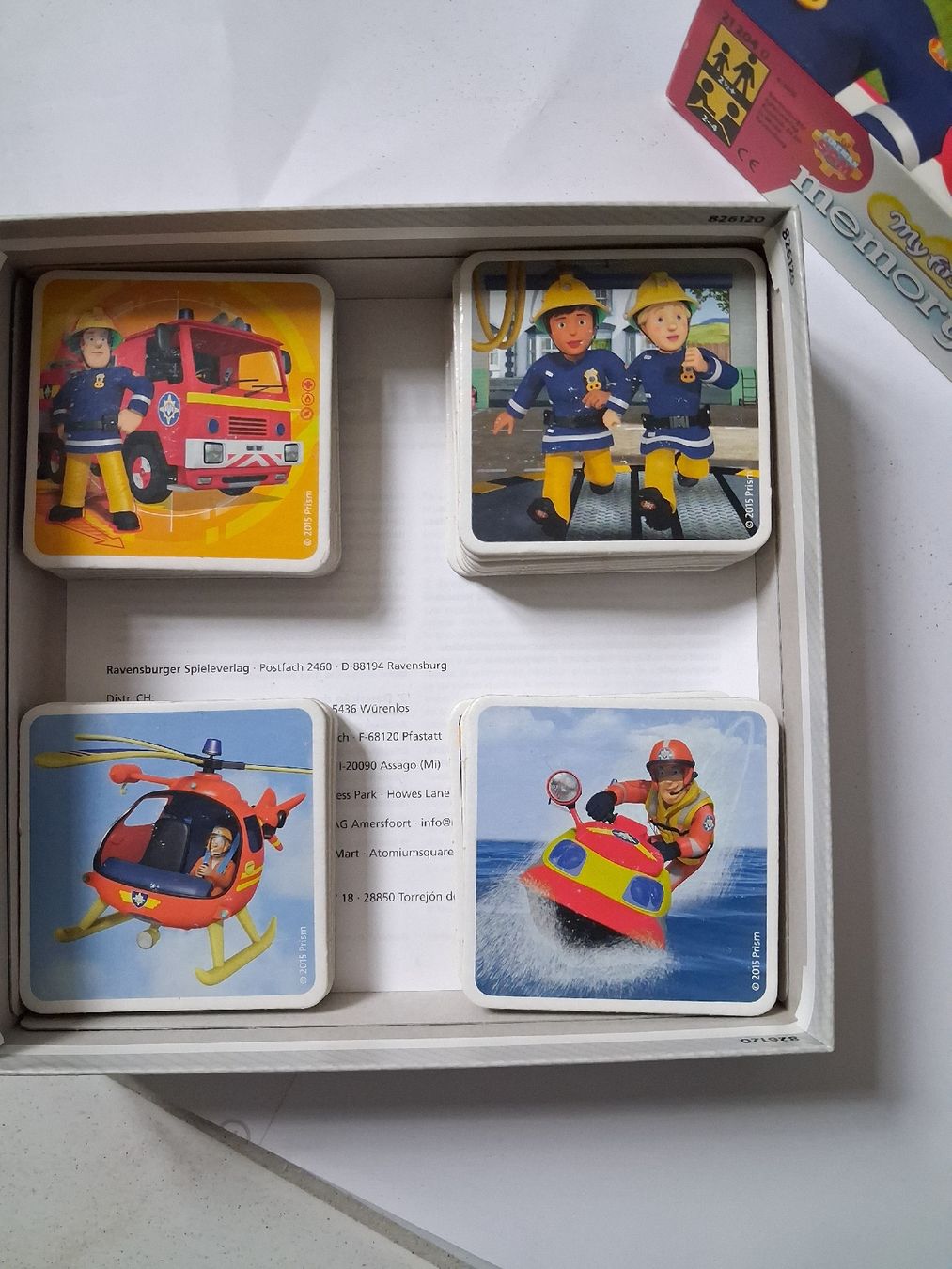 Ravensburger Jeux: Ravensburger Memory, My First, Feuerwehrmann Sam, Top! – D'occasion à Weiach par Musikmaengu 2