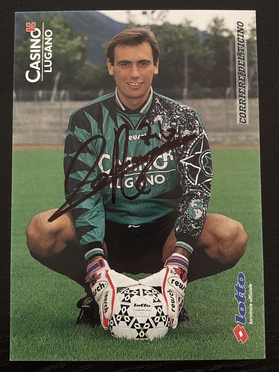 Autografi: FC Lugano Autogrammkarte Rossano Romagna 1996/1997 signiert! – Usato da Uetendorf venduto da hoisle