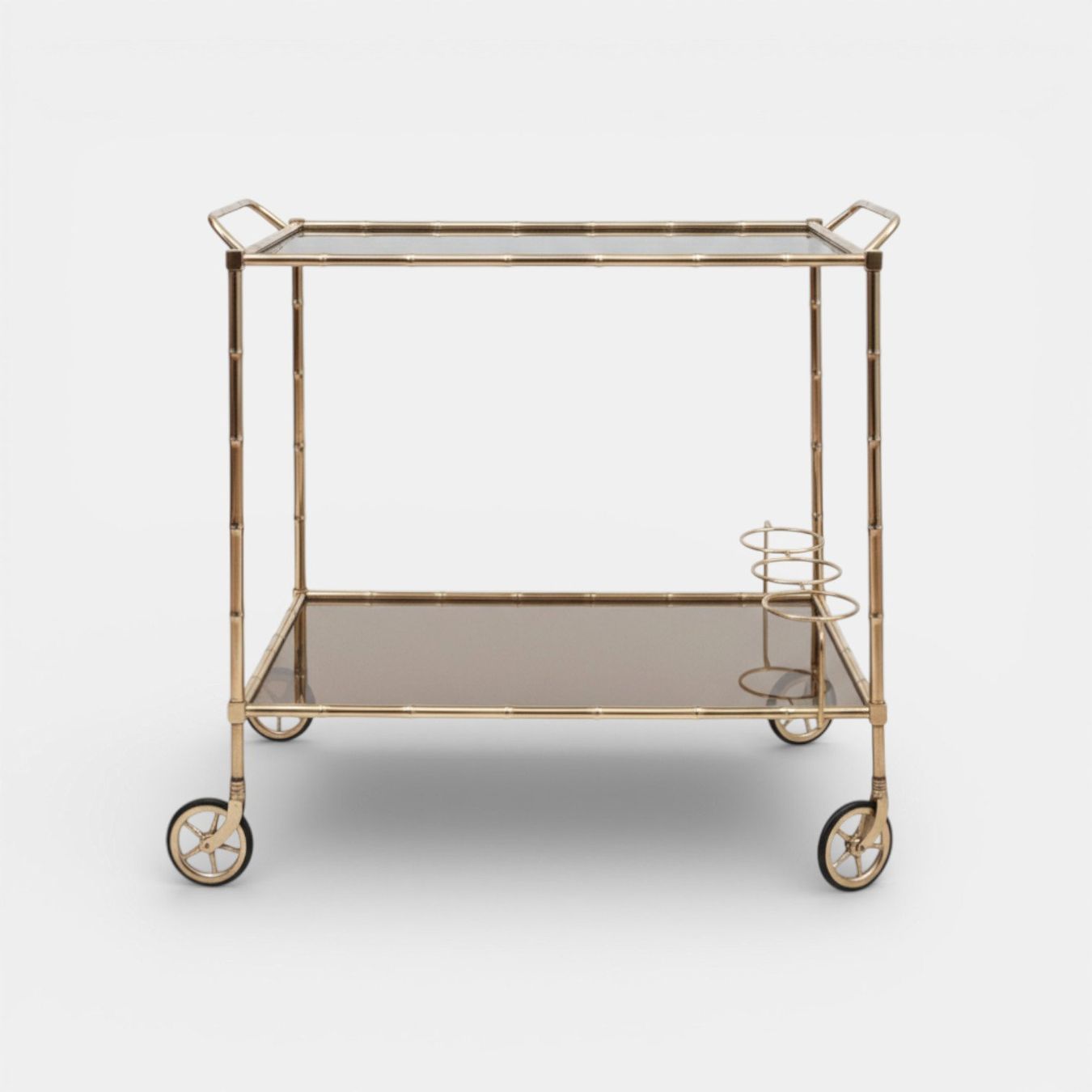 Carrelli di servizio: Faux Bamboo Servierwagen // Hollywood Regency – Usato da Schinznach-Dorf venduto da mix