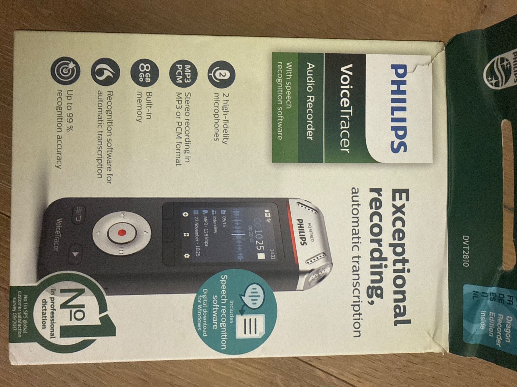 Philips Aufnahmegeräte: Diktiergerät Philips VoiceTracer – Neu (gemäss Beschreibung) aus Jona von vel_dm82 1