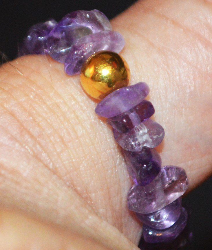 Anelli: Ring A-927 – Amethyst – Elastisch – Nuovo e nell'imballaggio originale da Goldiwil (Thun) venduto da han_v5b7 1