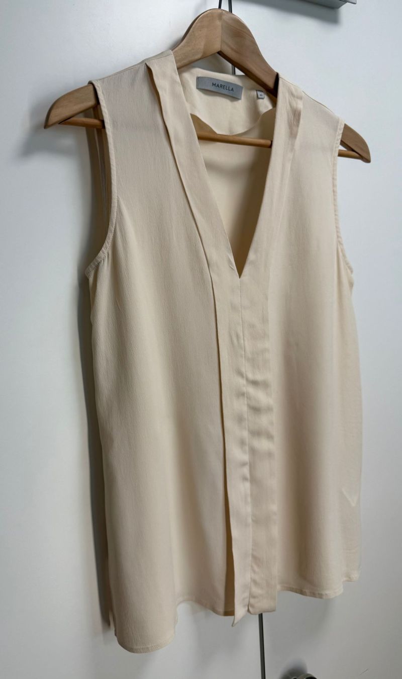 Marella Top: Marella Damentop Gr. 34 - mit Seide – Nuovo (secondo la descrizione) da Frauenfeld venduto da LIL_NA 1