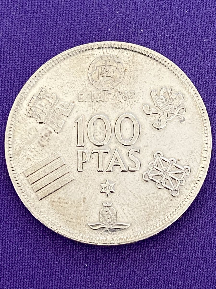 Tutti le monete: Espagne, 100 Pesetas 1980/82 Cupronickel – Usato da Corsier-sur-Vevey venduto da Ginoarturo 1