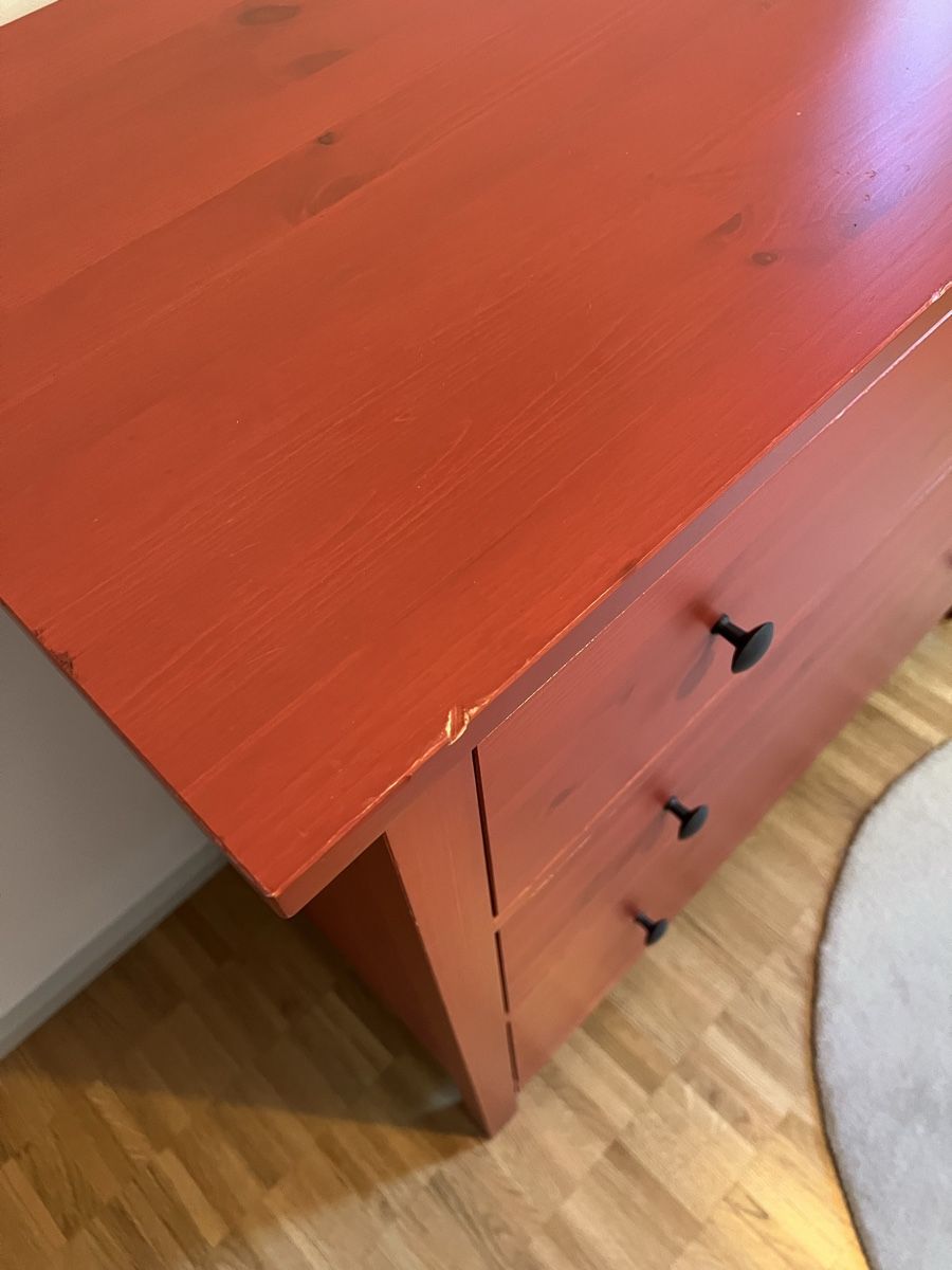 Ikea Kommoden: Ikea Hemnes Kommode rot gebraucht – Gebraucht aus Zürich von ste_l68n 2
