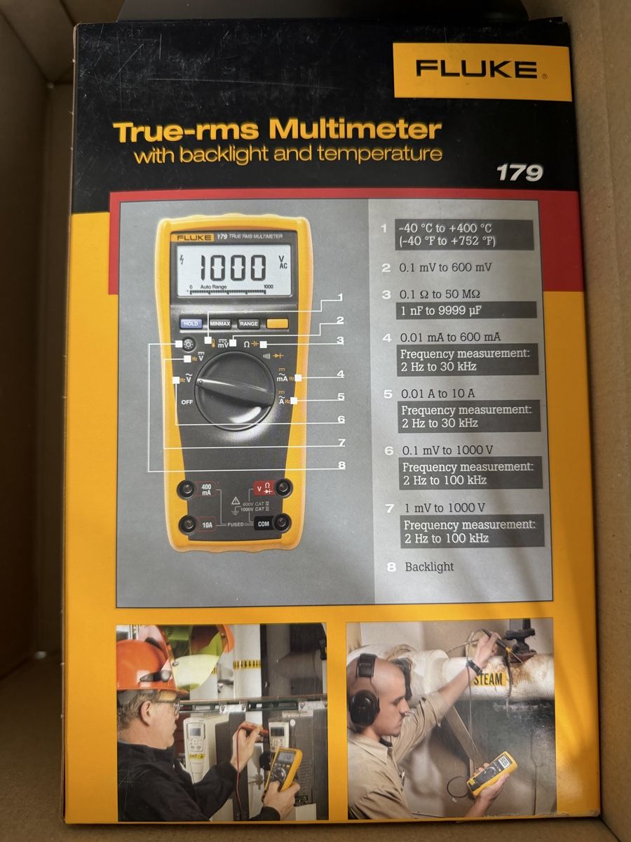Fluke Messen: Multimetre Fluke 179 True-rms neuf – Neu und originalverpackt aus Ollon VD von reefguard 1