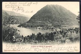 AK Lugano, Col monte S. Salvatore, 1905