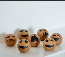 7x Holz Emojis Spring Copenhagen UVP Sfr 69,-